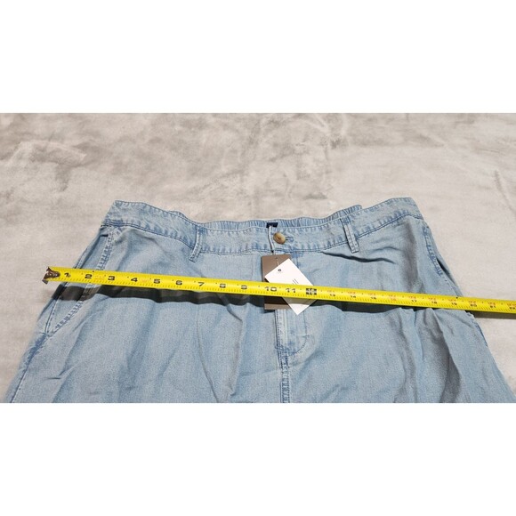 J.Jill Women's Size XL Harborside Indigo Tencel Lyocell Cargo Maxi Shirt NWT - Picture 6 of 7